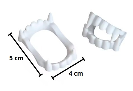 DENTE VAMPIRO PLASTICO